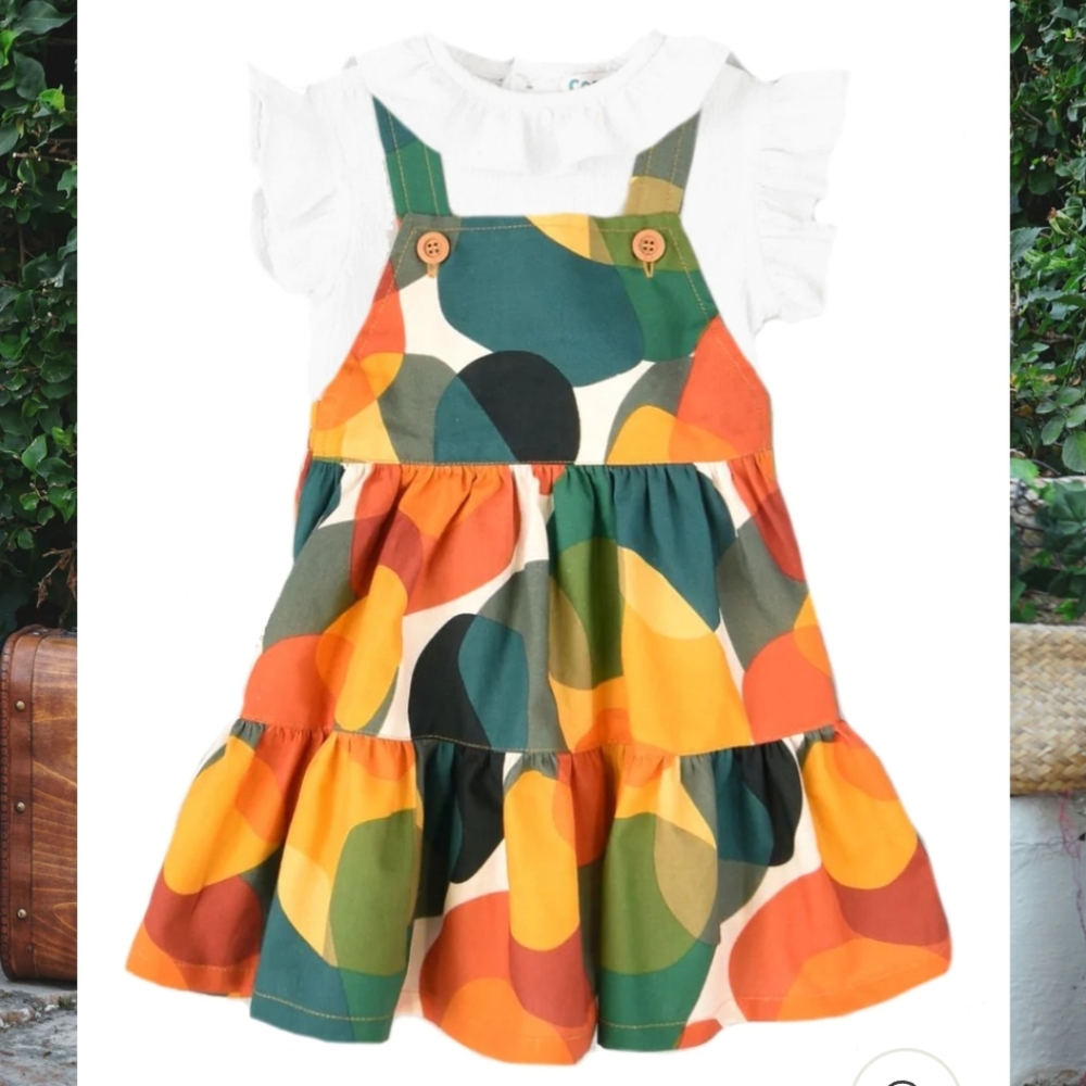 Cocote Girl 2 piece dress and Shirt Age 2
